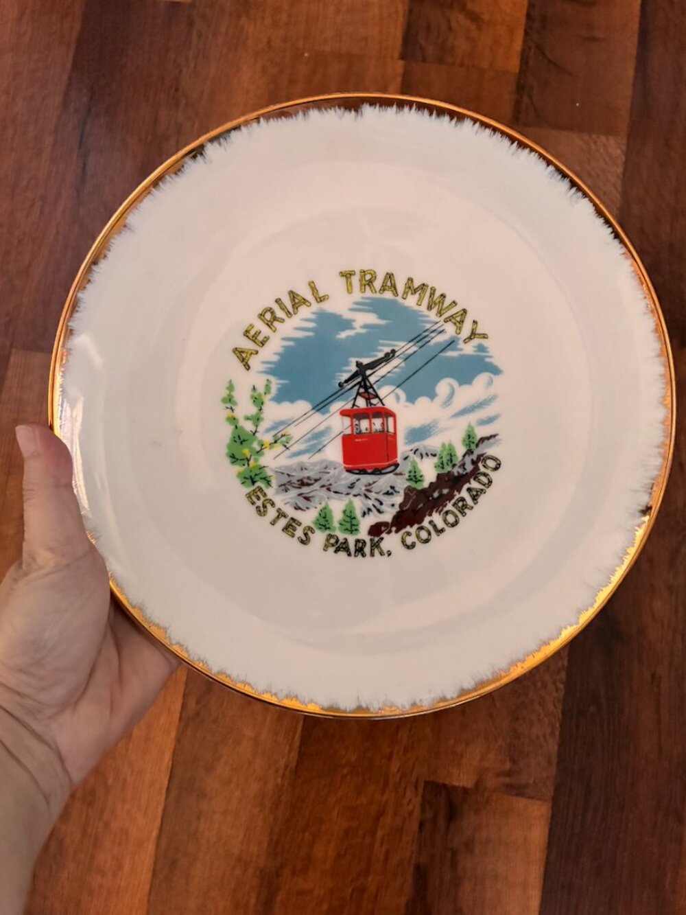 70's Estes Park Tramway Plate